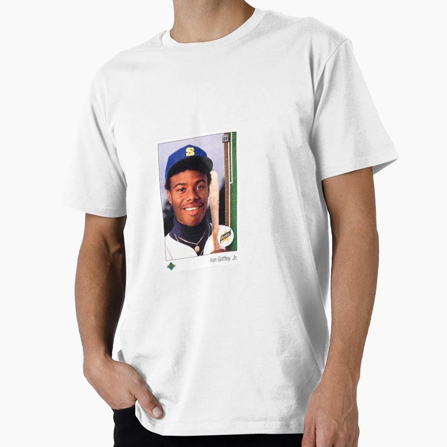 1989 Upper Deck Ken Griffey Jr Rookie T-Shirt - Graphic Print for Adults - T-Shirt, Sweatshirt, Hoodie