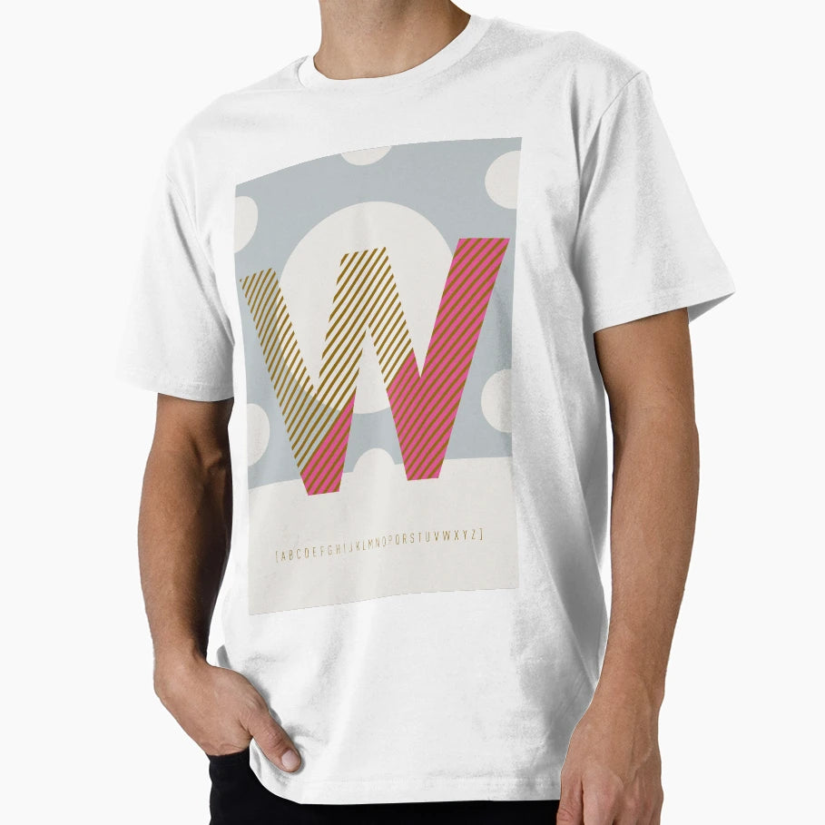 Typeface W T-Shirt - Fun Novelty Design Men Women - T-Shirt, Sweatshirt, Hoodie