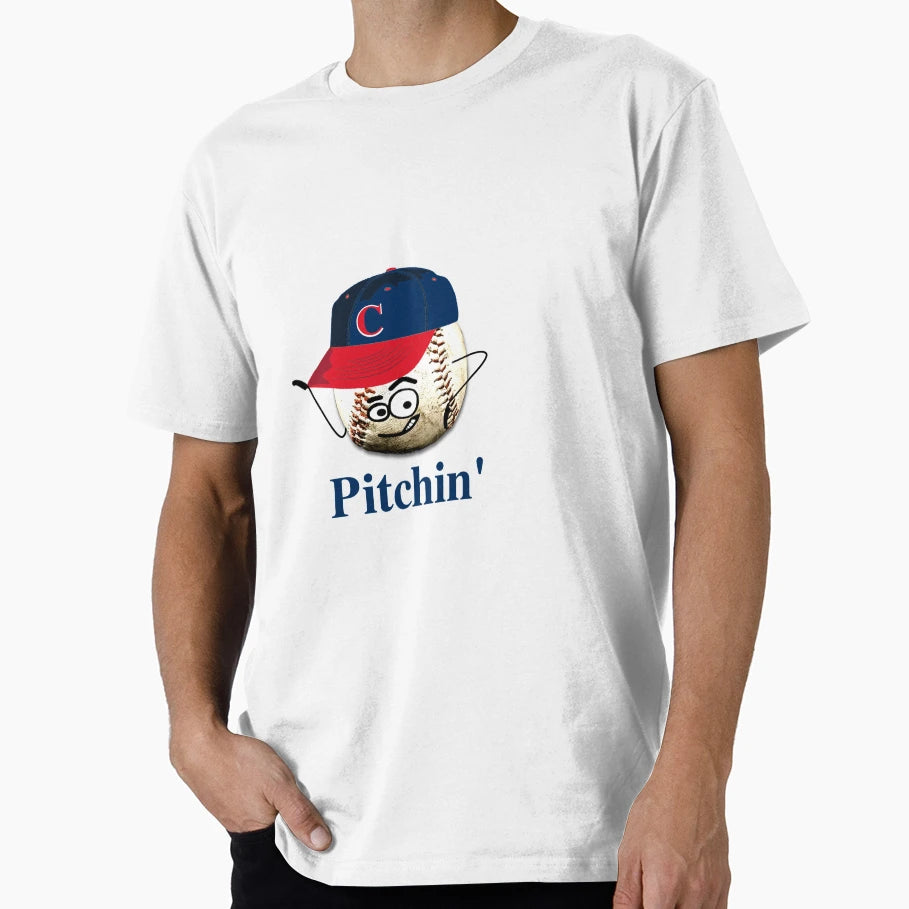 Baseball Cleveland Colours T-Shirt - Graphic Print Men Women - T-Shirt, Sweatshirt, Hoodie