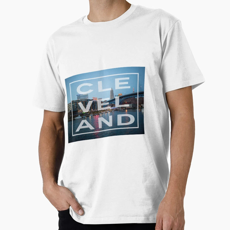 Cuyahoga River T-Shirt - Minimalist Print Unisex - T-Shirt, Sweatshirt, Hoodie