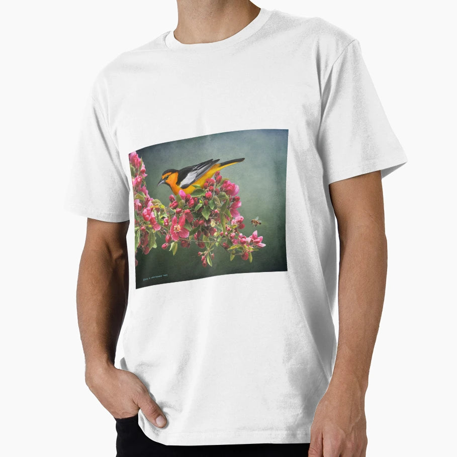 Spring Blooms Male Oriole T-Shirt - Streetwear Style Men Women - T-Shirt, Sweatshirt, Hoodie