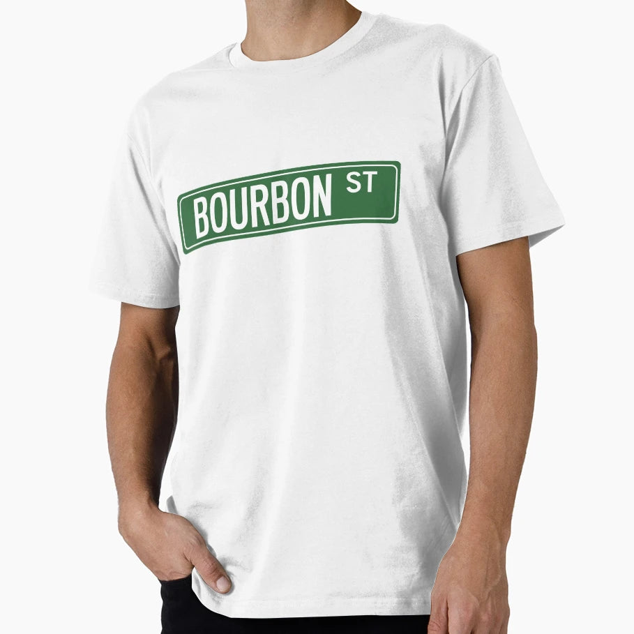 Bourbon St T-Shirt - Aesthetic Graphic for Adults - T-Shirt, Sweatshirt, Hoodie