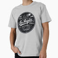 Los Angeles Baseball Black Silver T-Shirt - Casual Everyday Wear Men Women - T-Shirt, Sweatshirt, Hoodie