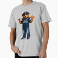 Seattle Baseball Bear Bat Shoulder T-Shirt - Unique Graphic for Adults - T-Shirt, Sweatshirt, Hoodie