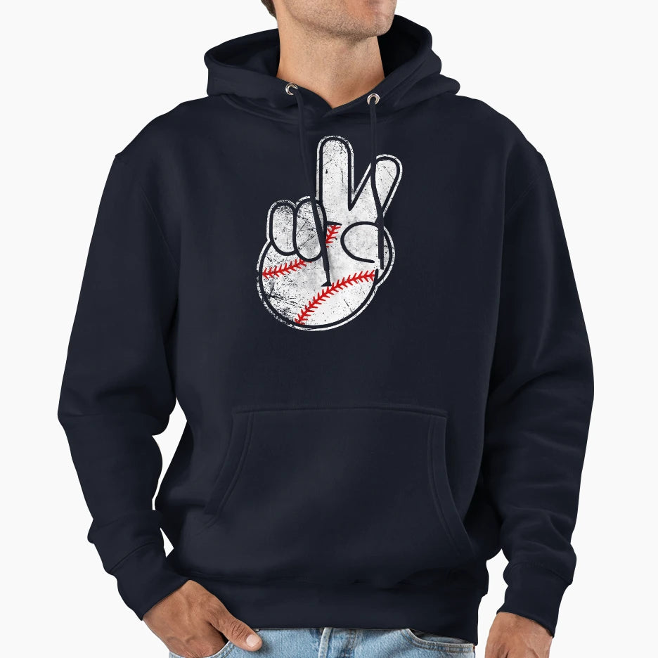 Baseball Is Life Hoodie - Unique Graphic Unisex - T-Shirt, Sweatshirt, Hoodie