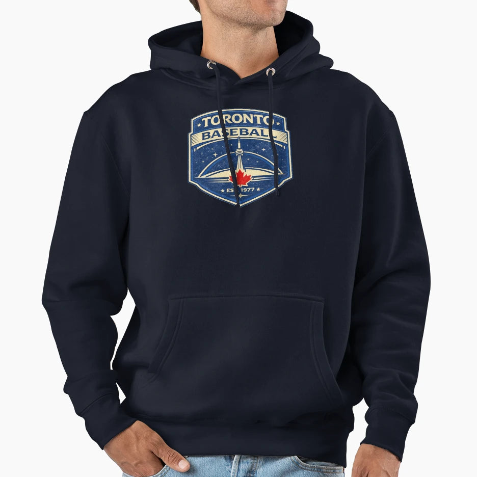Oronto Baseball Cn Tower Maple Leaf T-Shirt - Custom Art Print for Adults - T-Shirt, Sweatshirt, Hoodie