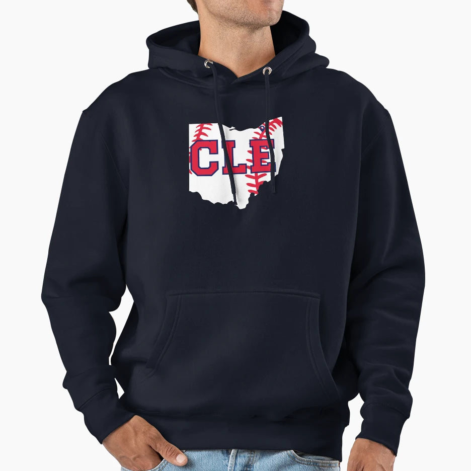 Cleveland Baseball Gps Hoodie - Aesthetic Graphic for Adults - T-Shirt, Sweatshirt, Hoodie