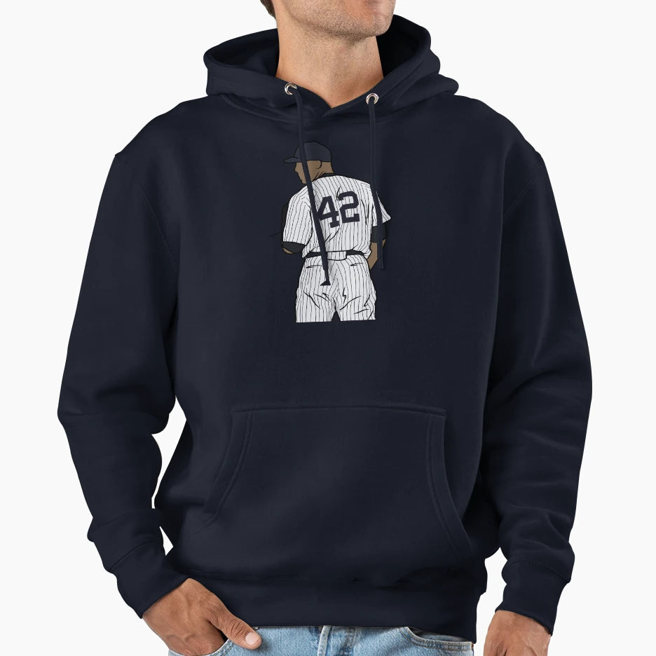 Mariano Rivera Back To Hoodie - Minimalist Print Unisex - T-Shirt, Sweatshirt, Hoodie
