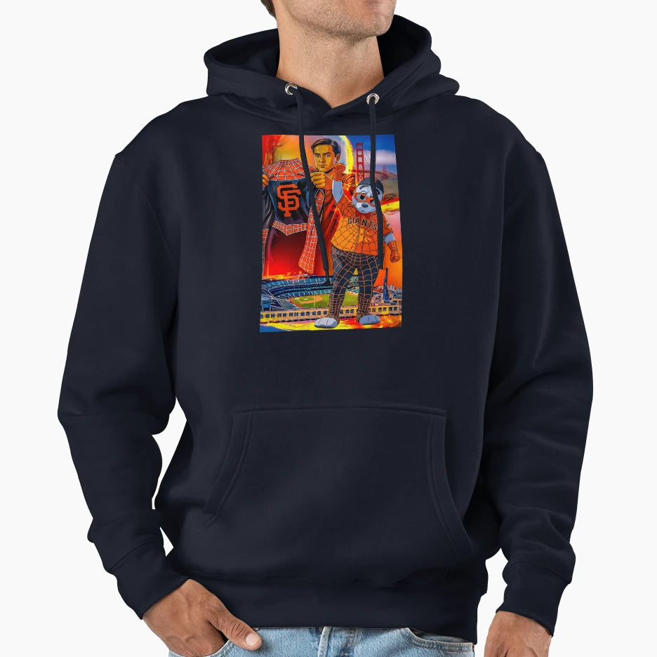 Spider Seal Sf Hoodie - Custom Art Print Unisex - T-Shirt, Sweatshirt, Hoodie