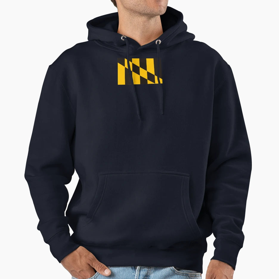 Baltimore Flag Hoodie - Casual Everyday Wear Men Women - T-Shirt, Sweatshirt, Hoodie
