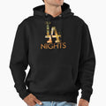 Los Angeles Nights Hoodie - Minimalist Print Men Women - T-Shirt, Sweatshirt, Hoodie