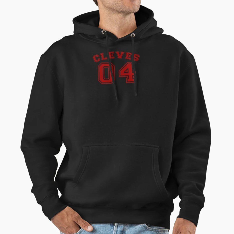 Cleves Varsity Hoodie - Fun Novelty Design Men Women - T-Shirt, Sweatshirt, Hoodie