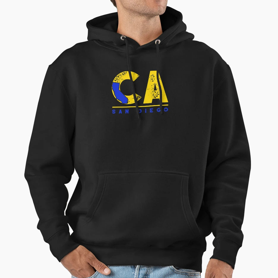 California Ca San Diego Hoodie - Fun Novelty Design for Adults - T-Shirt, Sweatshirt, Hoodie
