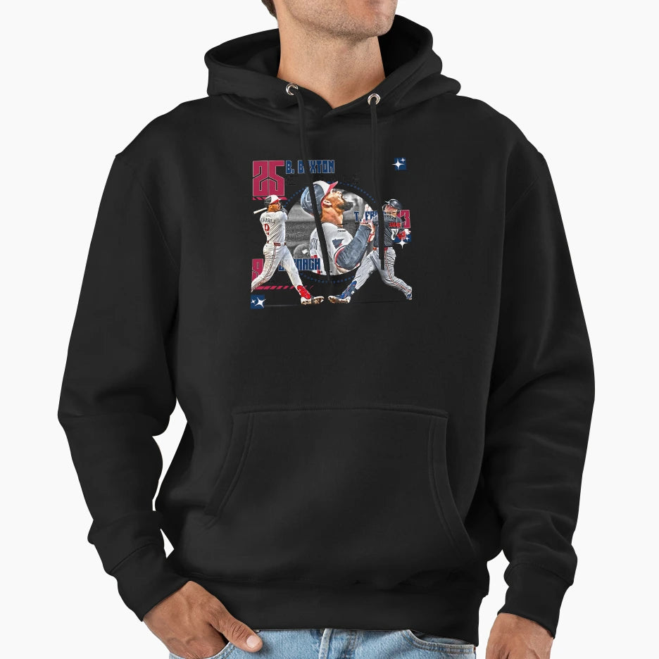 Minnesota Baseball Squad 2 Hoodie - Graphic Print Men Women - T-Shirt, Sweatshirt, Hoodie