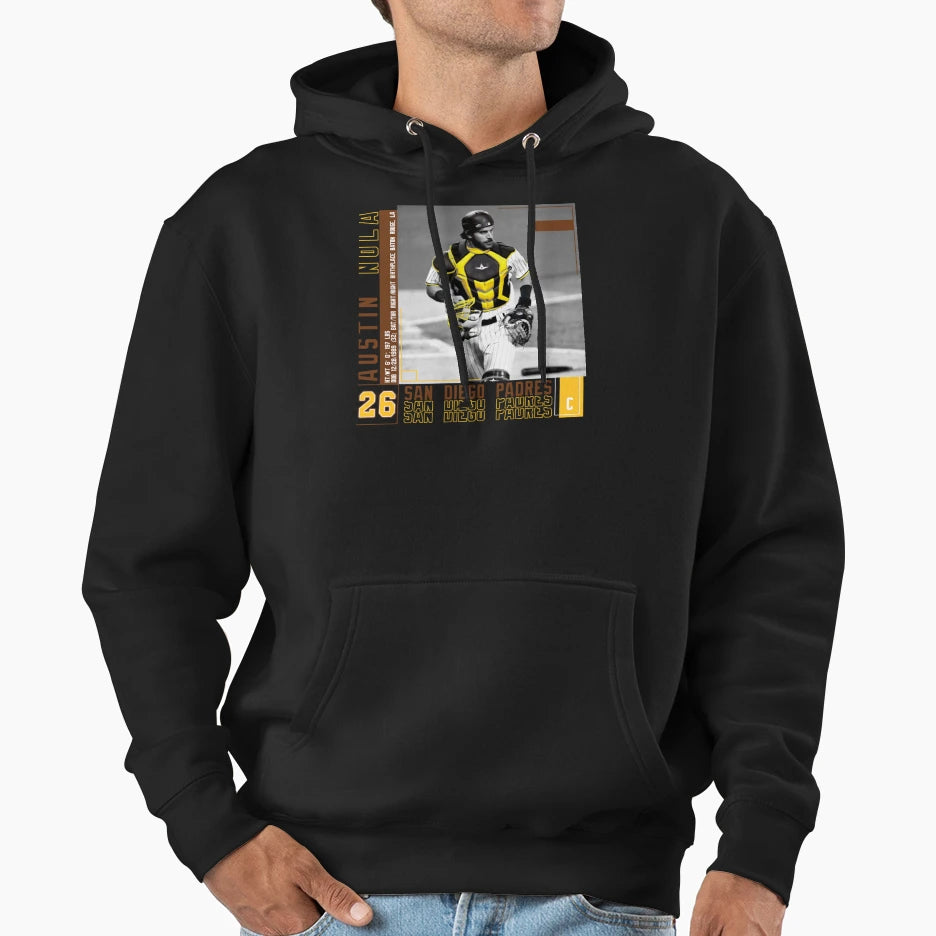 Austin Nola Baseball Hoodie - Casual Everyday Wear Men Women - T-Shirt, Sweatshirt, Hoodie