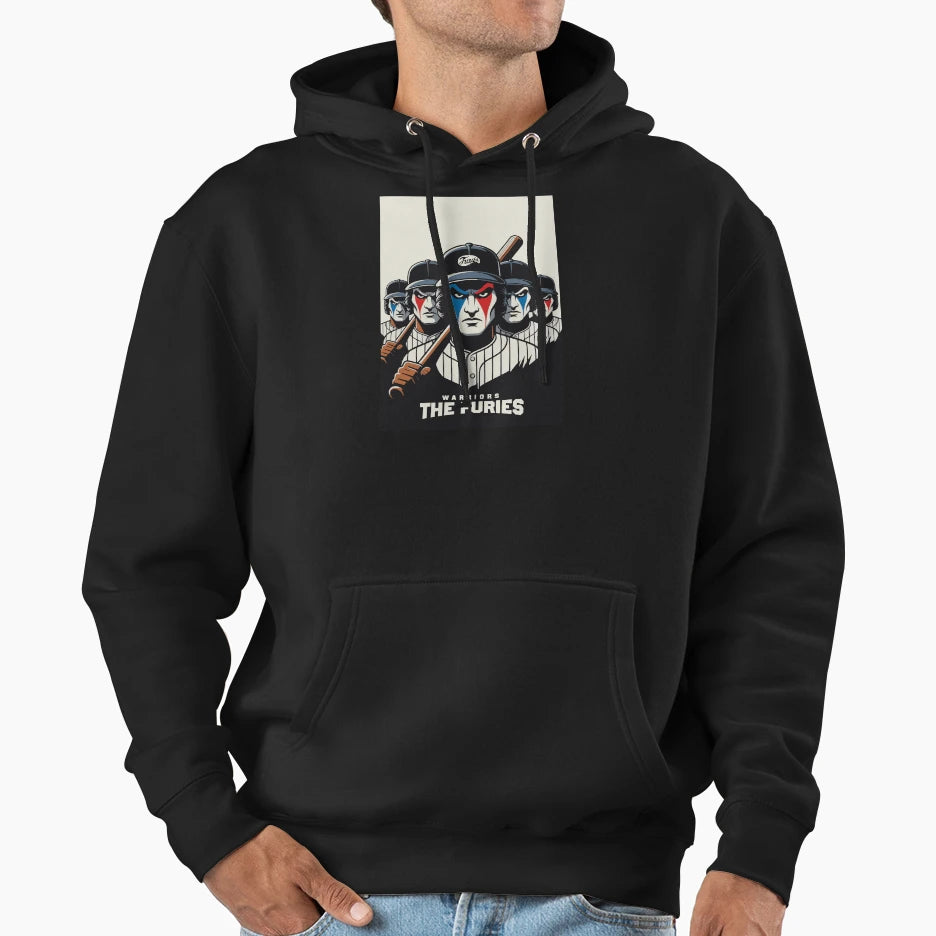 Warriors Baseball Furies Hoodie - Fun Novelty Design for Adults - T-Shirt, Sweatshirt, Hoodie
