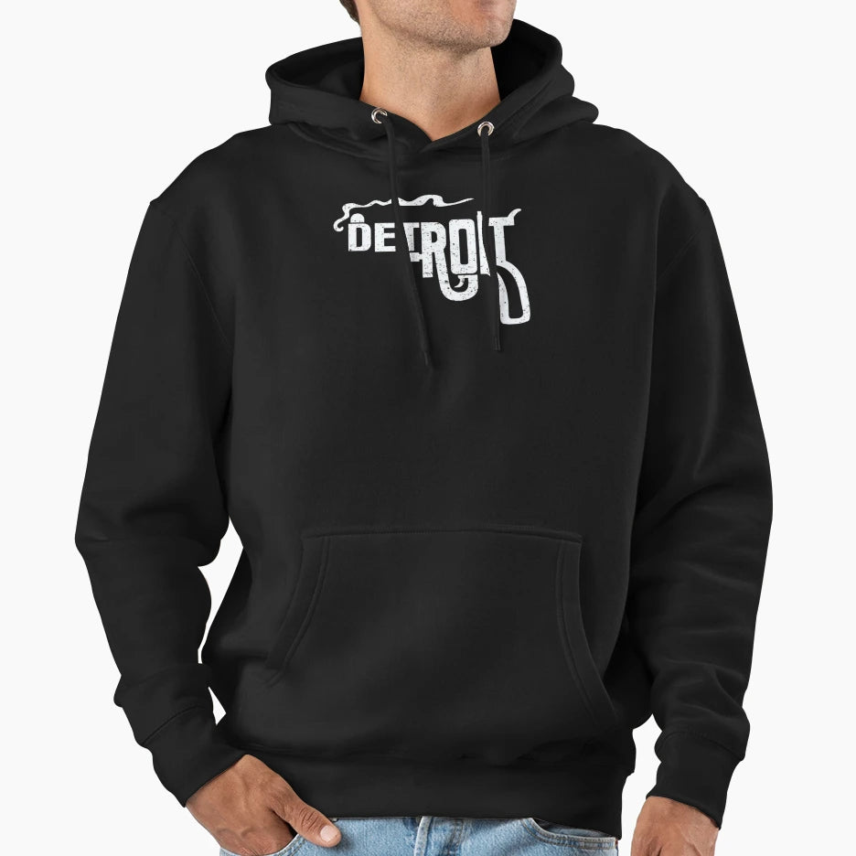 Detroit Hoodie - Fun Novelty Design Men Women - T-Shirt, Sweatshirt, Hoodie