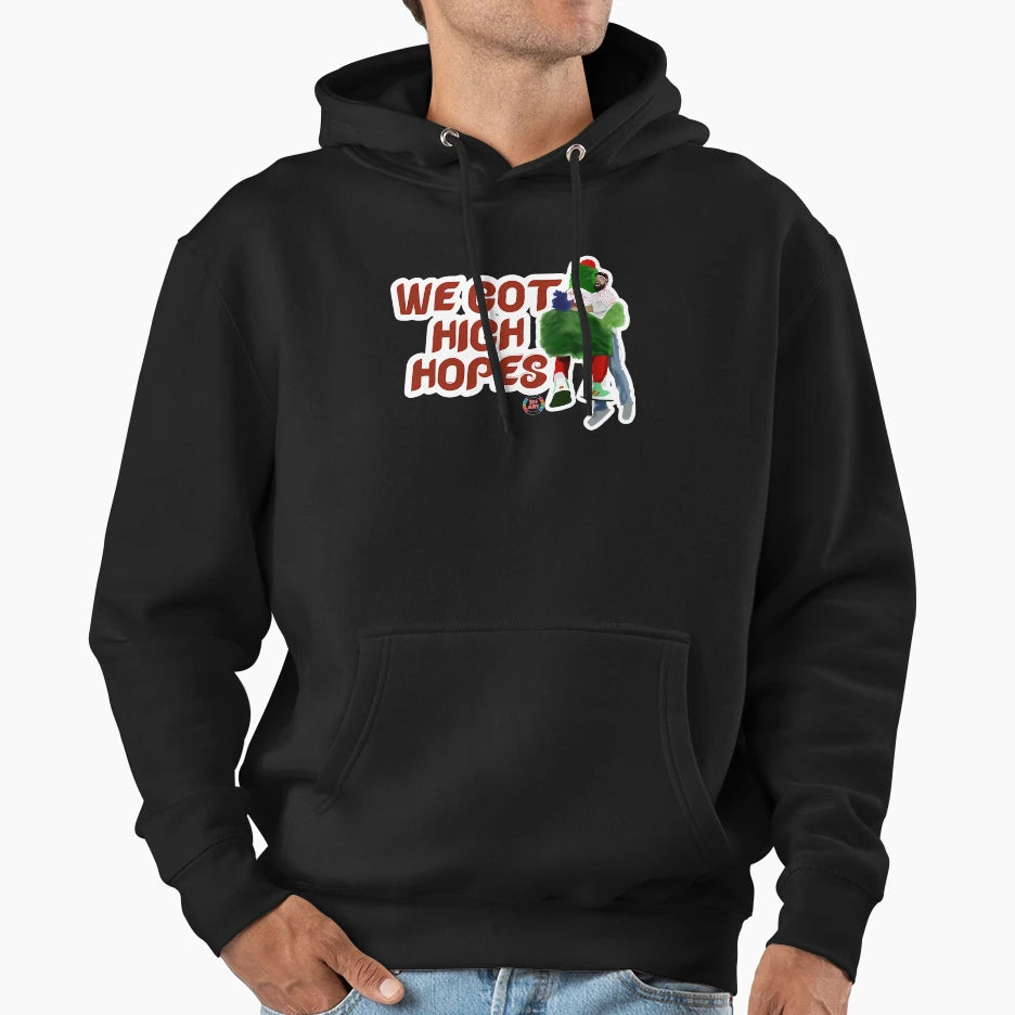 We Got High Hopes Hoodie - Minimalist Print Men Women - T-Shirt, Sweatshirt, Hoodie
