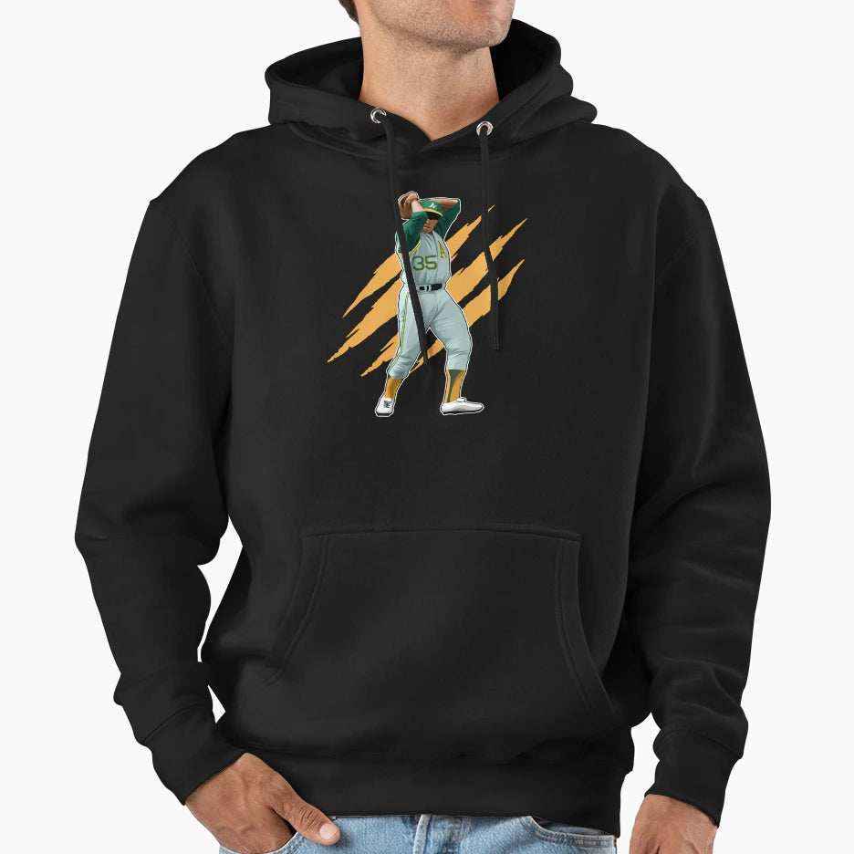 Vida Blue Throw Pitches 35 Claw Hoodie - Minimalist Print for Adults - T-Shirt, Sweatshirt, Hoodie