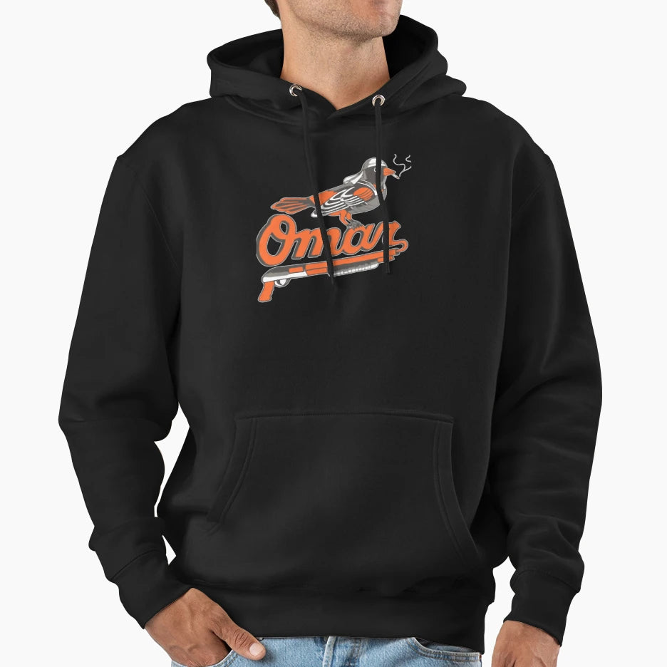 Omarr Wire Baltimoree Oriole Hoodie - Novelty Apparel Men Women - T-Shirt, Sweatshirt, Hoodie