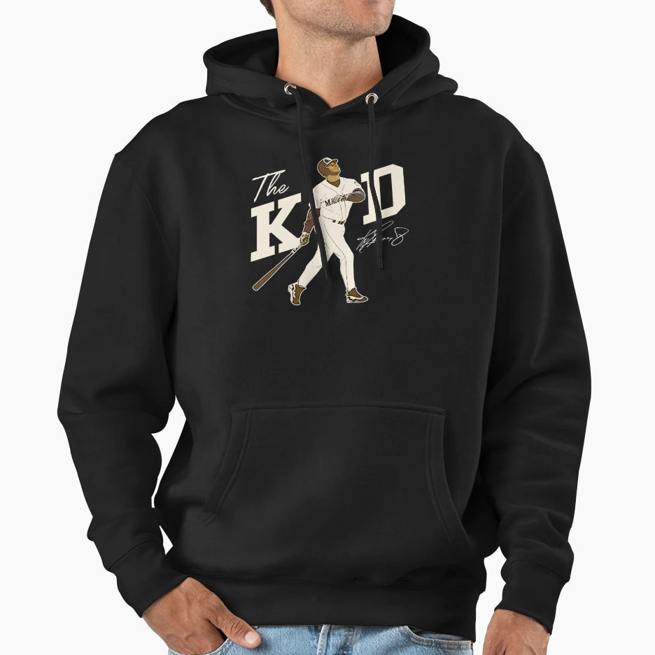 Baseball Legend Signature Art Hoodie - Unique Graphic Men Women - T-Shirt, Sweatshirt, Hoodie