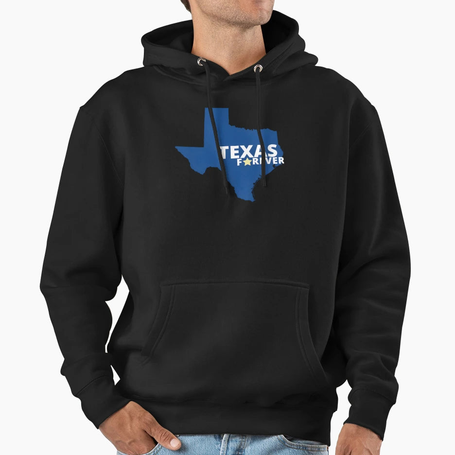 Texas Forever Hoodie - Minimalist Print Unisex - T-Shirt, Sweatshirt, Hoodie