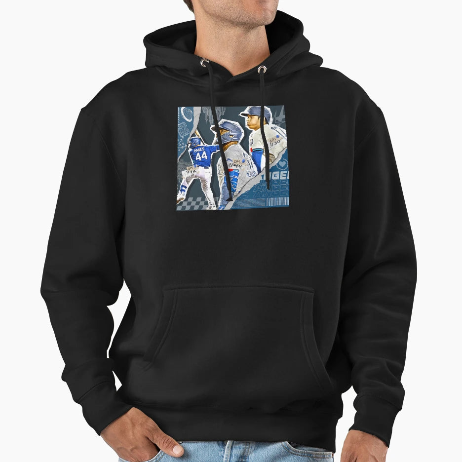 Los Angeles Baseball Team Squad Hoodie - Unique Graphic for Adults - T-Shirt, Sweatshirt, Hoodie