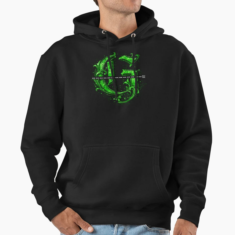 Split Da G St Patricks Day Hoodie - Novelty Apparel Men Women - T-Shirt, Sweatshirt, Hoodie