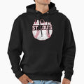 St Louis Baseball Skyline Cardinal Hoodie - Casual Everyday Wear Unisex - T-Shirt, Sweatshirt, Hoodie
