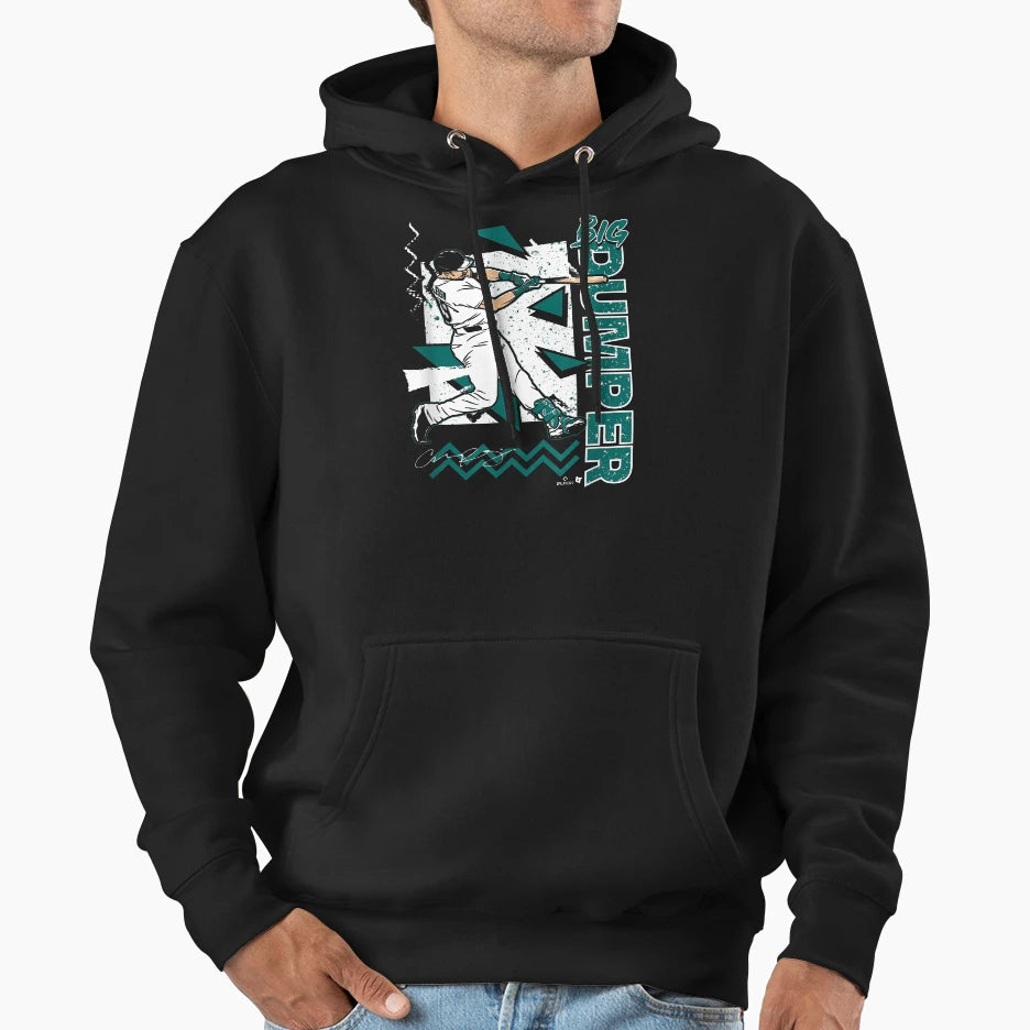 Cal Raleigh Big Dumper 90S Seattle Hoodie - Graphic Print Men Women - T-Shirt, Sweatshirt, Hoodie