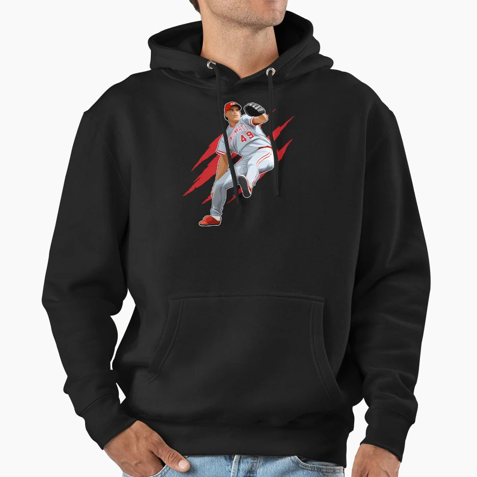 Rob Dibble Pitches 44 Claw Hoodie - Streetwear Style Unisex - T-Shirt, Sweatshirt, Hoodie