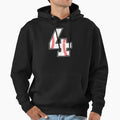 Baseball Number 4 Hoodie - Minimalist Print Unisex - T-Shirt, Sweatshirt, Hoodie