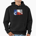 Texas Baseball Flag Hoodie - Trendy Graphic Men Women - T-Shirt, Sweatshirt, Hoodie