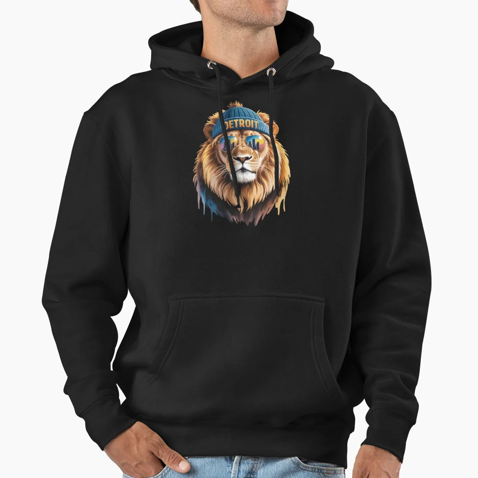 Detroit Lion City Pride Hoodie - Casual Everyday Wear Men Women - T-Shirt, Sweatshirt, Hoodie