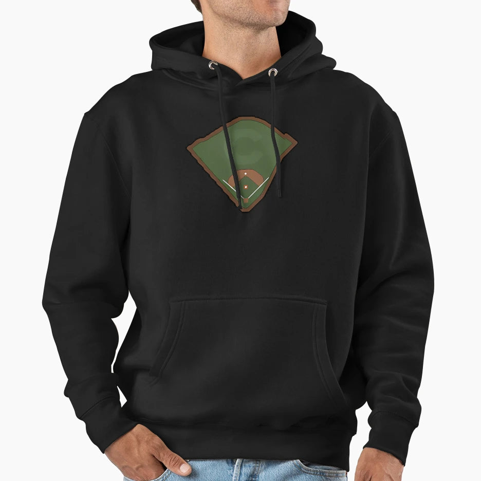 Wrigley Field Hoodie - Graphic Print Men Women - T-Shirt, Sweatshirt, Hoodie