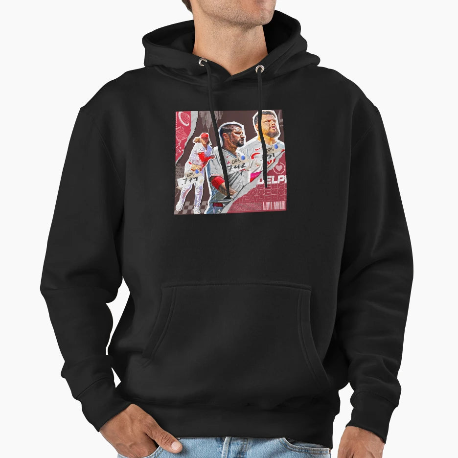 Philadelphia Baseball Team Squad 1Y Hoodie - Novelty Apparel for Adults - T-Shirt, Sweatshirt, Hoodie