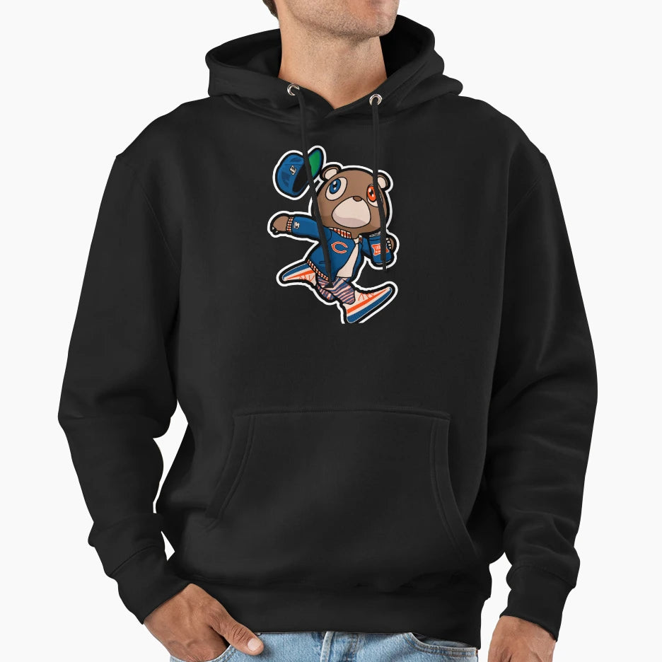 Kanye West Dropout Bear Chicago Hoodie - Casual Everyday Wear for Adults - T-Shirt, Sweatshirt, Hoodie
