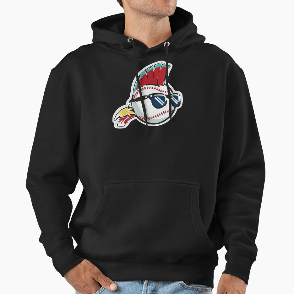 Major League Mohawk Hoodie - Graphic Print Men Women - T-Shirt, Sweatshirt, Hoodie