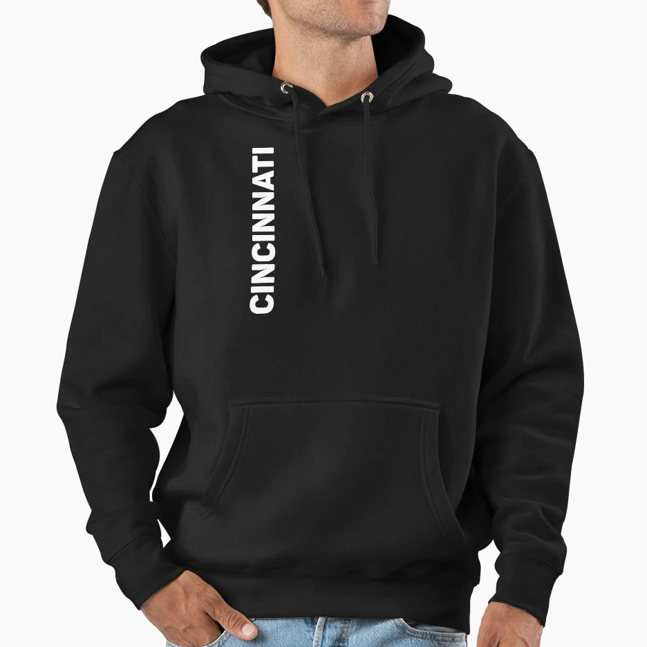 Cincinnati Hoodie - Novelty Apparel for Adults - T-Shirt, Sweatshirt, Hoodie