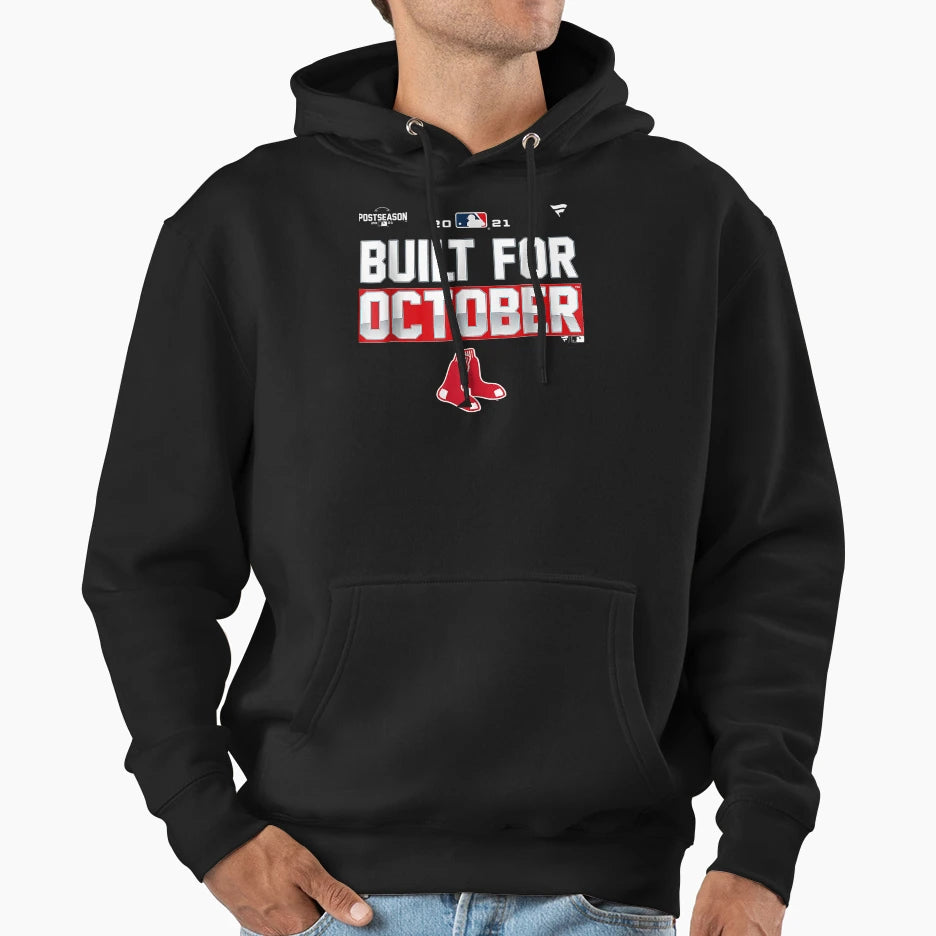 Built Red Sox October Hoodie - Fun Novelty Design Unisex - T-Shirt, Sweatshirt, Hoodie