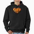 Us State San Francisco Baseball Heart Hoodie - Novelty Apparel for Adults - T-Shirt, Sweatshirt, Hoodie