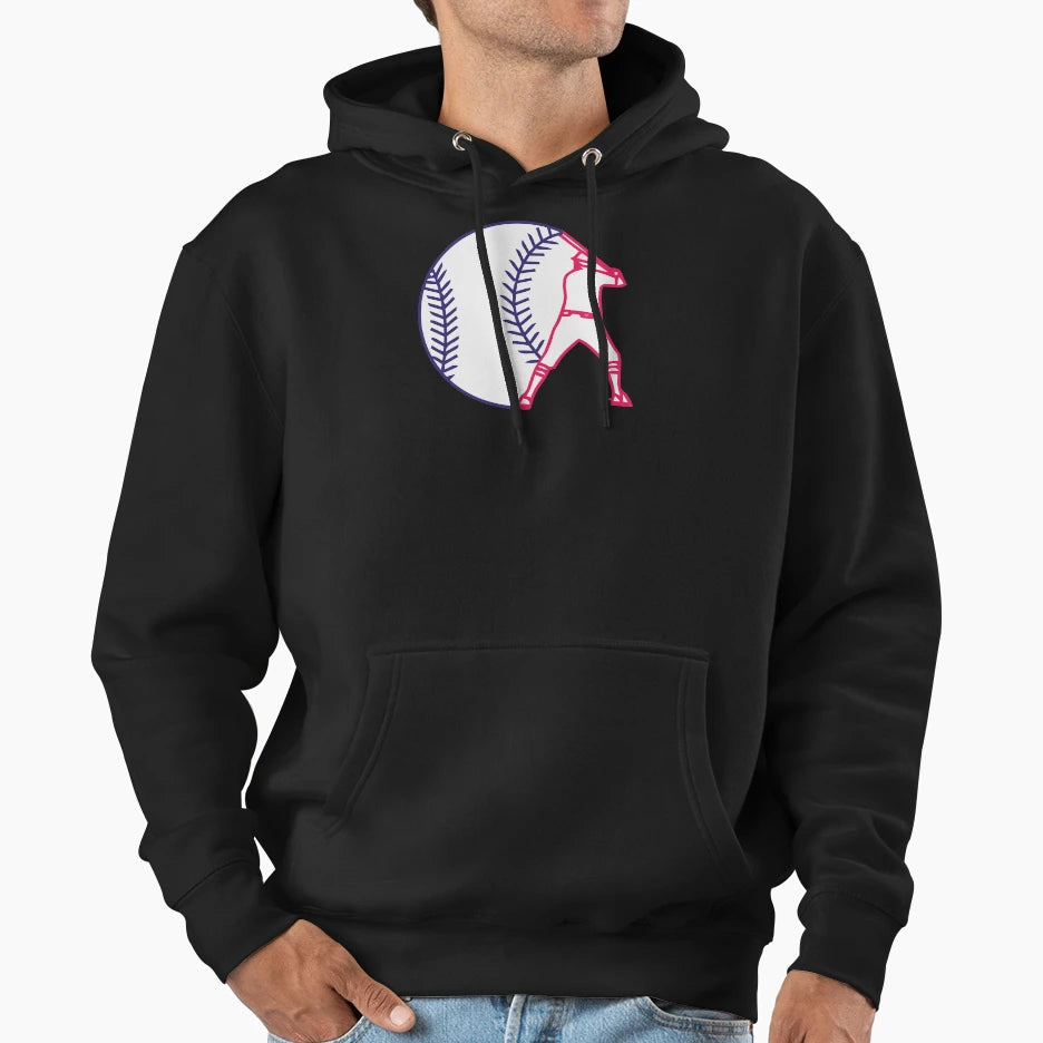 Baseball Players Hoodie - Aesthetic Graphic for Adults - T-Shirt, Sweatshirt, Hoodie