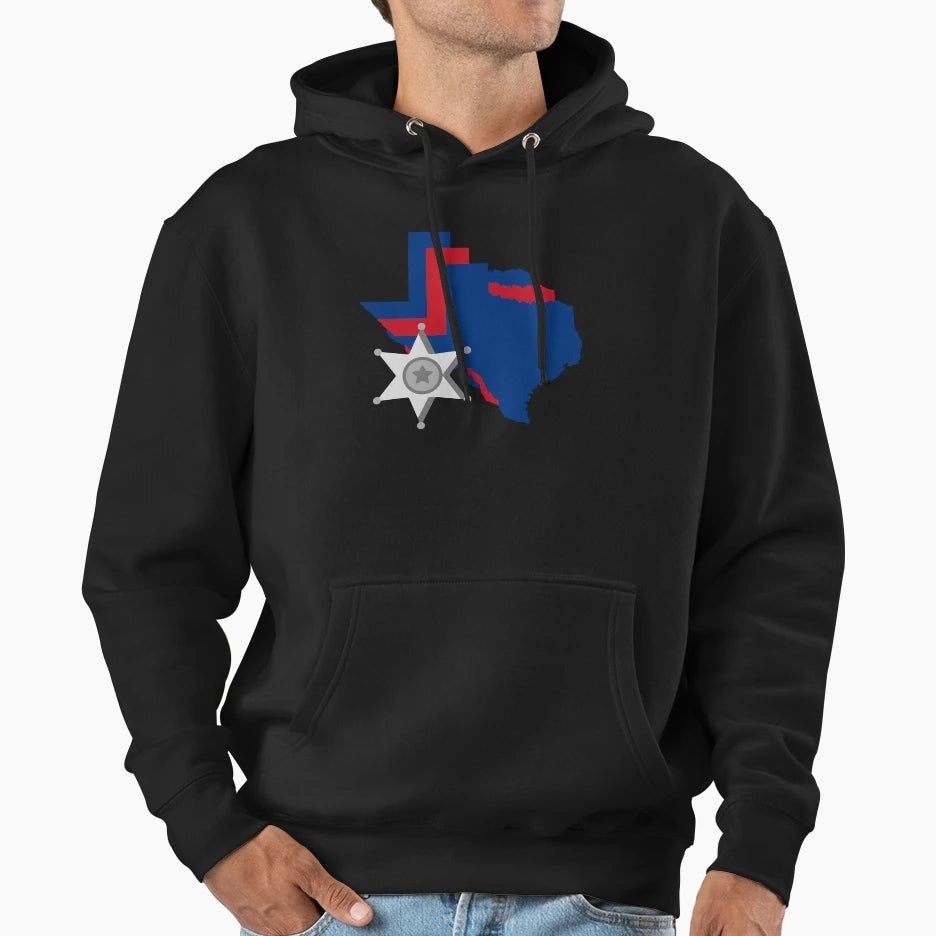 Texas Border Rangers Hoodie - Minimalist Print Men Women - T-Shirt, Sweatshirt, Hoodie