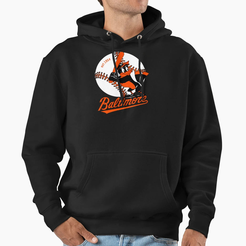 Baltimore Baseball T-Shirt - Fun Novelty Design for Adults - T-Shirt, Sweatshirt, Hoodie