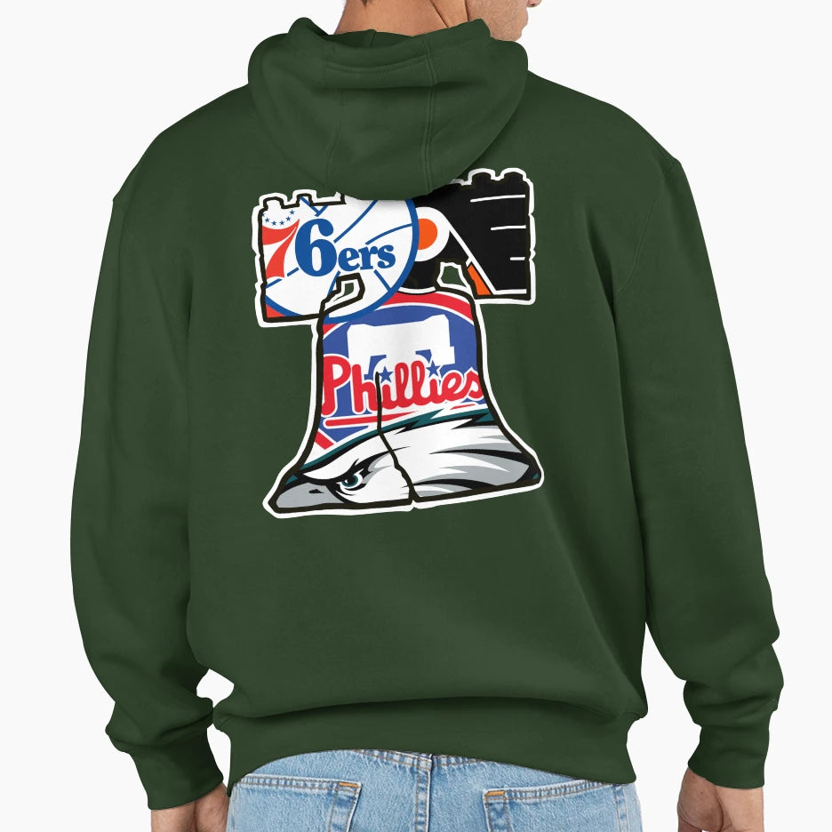 Philly Nation Hoodie - Novelty Apparel Men Women - T-Shirt, Sweatshirt, Hoodie