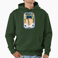 Baseball Blue Pinstripes Deuce Hoodie - Aesthetic Graphic Men Women - T-Shirt, Sweatshirt, Hoodie