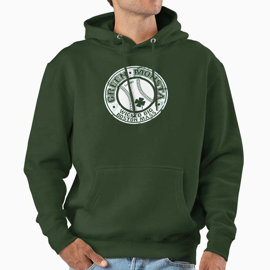 Boston Baseball Hoodie - Minimalist Print Unisex - T-Shirt, Sweatshirt, Hoodie