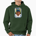 Baseball Blue Pinstripes Deuce Hoodie - Custom Art Print Men Women - T-Shirt, Sweatshirt, Hoodie