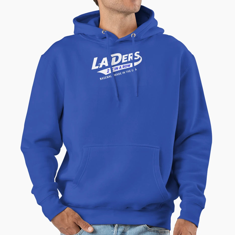 Baseball 2 Times Row Hoodie - Streetwear Style for Adults - T-Shirt, Sweatshirt, Hoodie