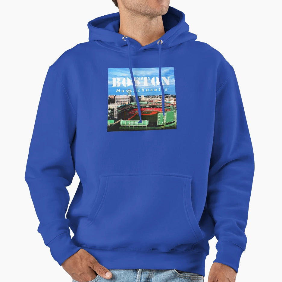 Boston Massachusetts Unique Charming Hoodie - Trendy Graphic for Adults - T-Shirt, Sweatshirt, Hoodie